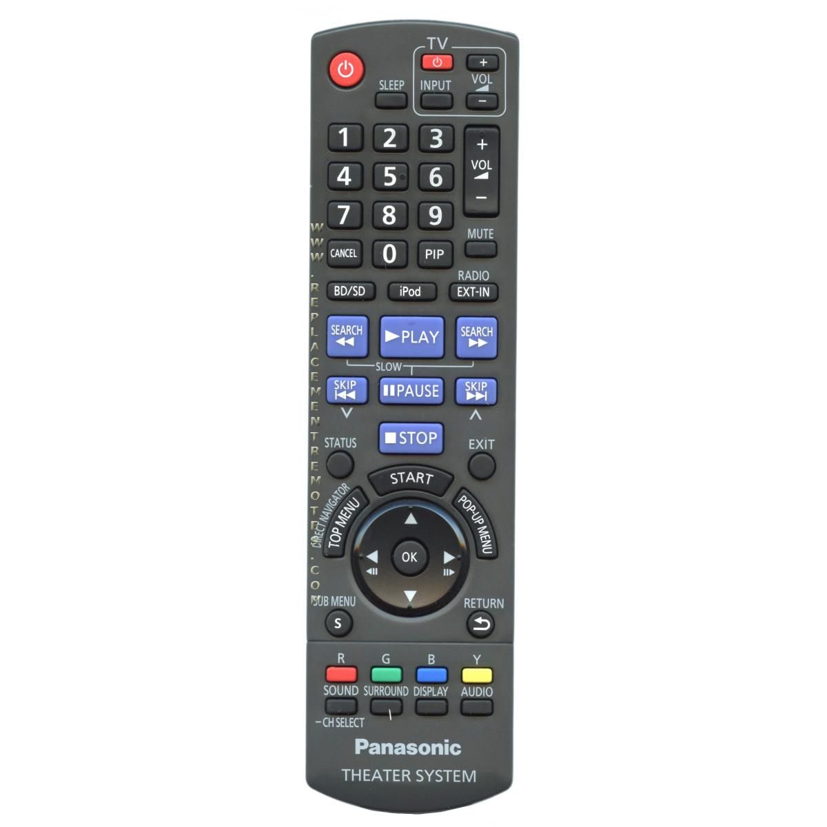 Panasonic N2QAKB000092 Home Theater Remote Control