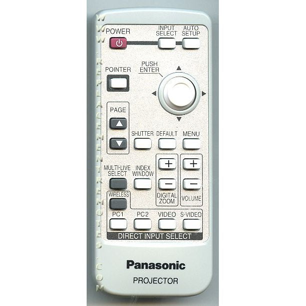 Panasonic N2QAYA000001 Projector Remote Control