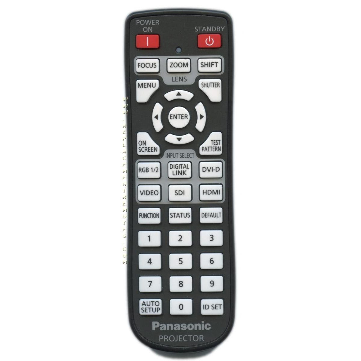 Panasonic N2QAYA000060 Projector Remote Control