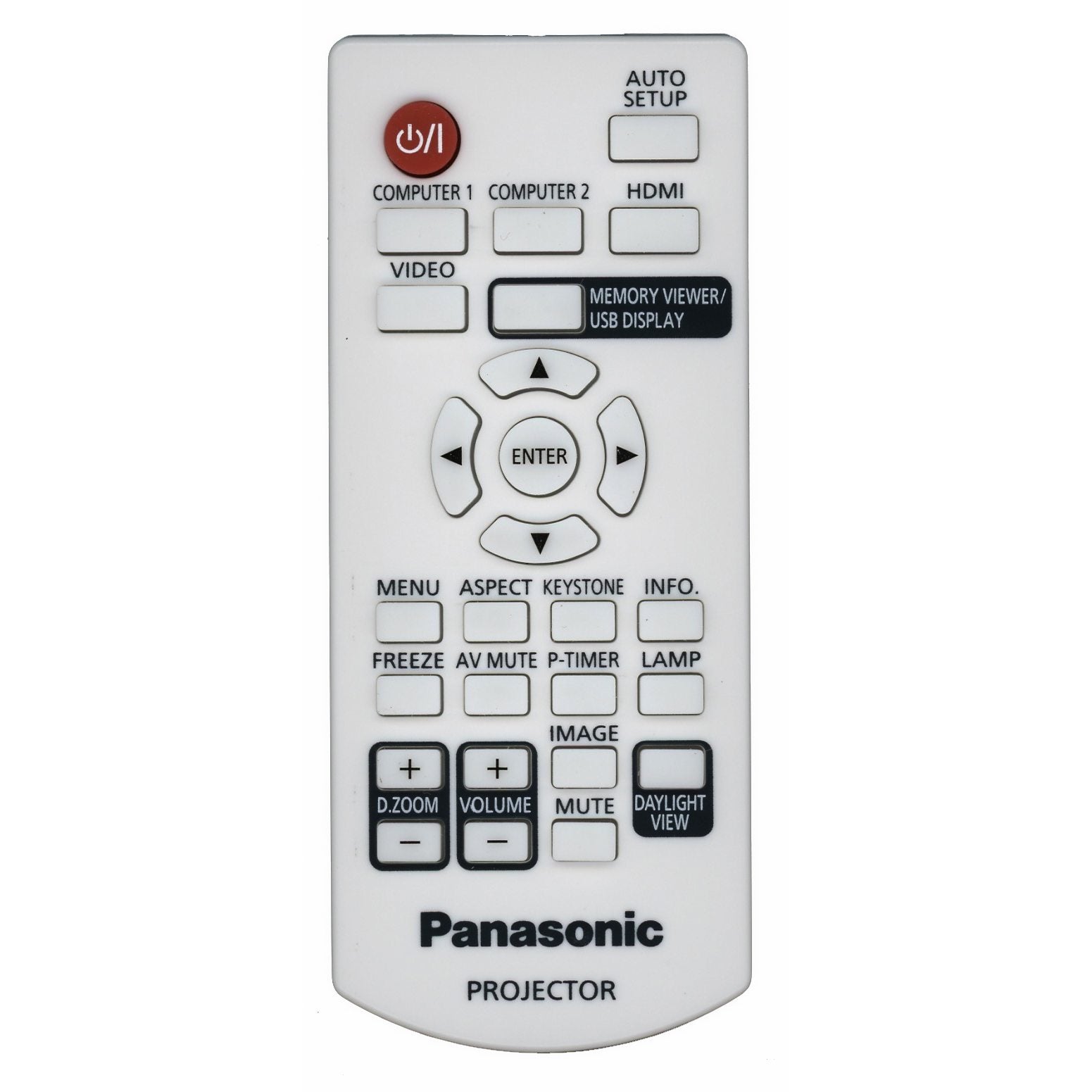 Panasonic N2QAYA000110 Projector Remote Control