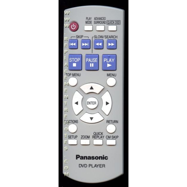 Panasonic N2QAYB000011 DVD Remote Control