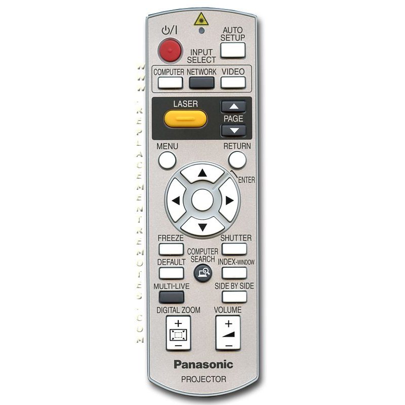 Panasonic N2QAYB000158 Projector Remote Control