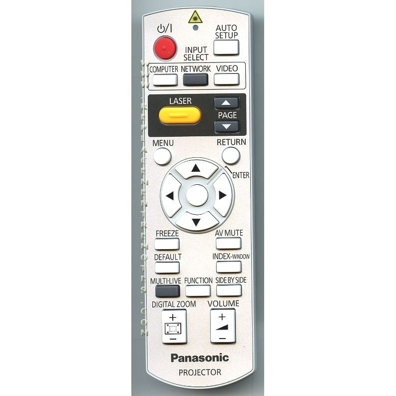 Panasonic N2QAYB000367 Projector Remote Control