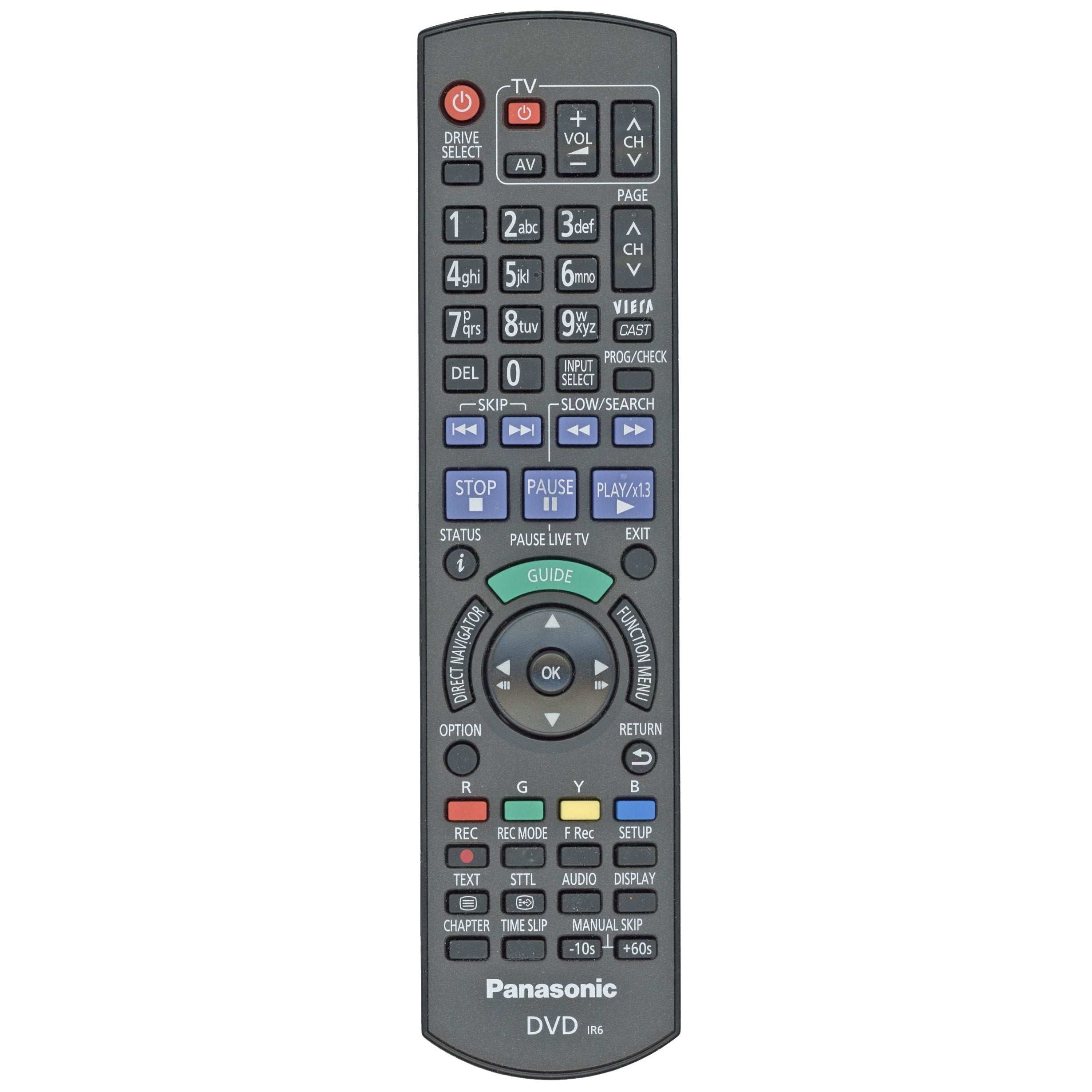 Panasonic N2QAYB000479 Blu-ray Remote Control