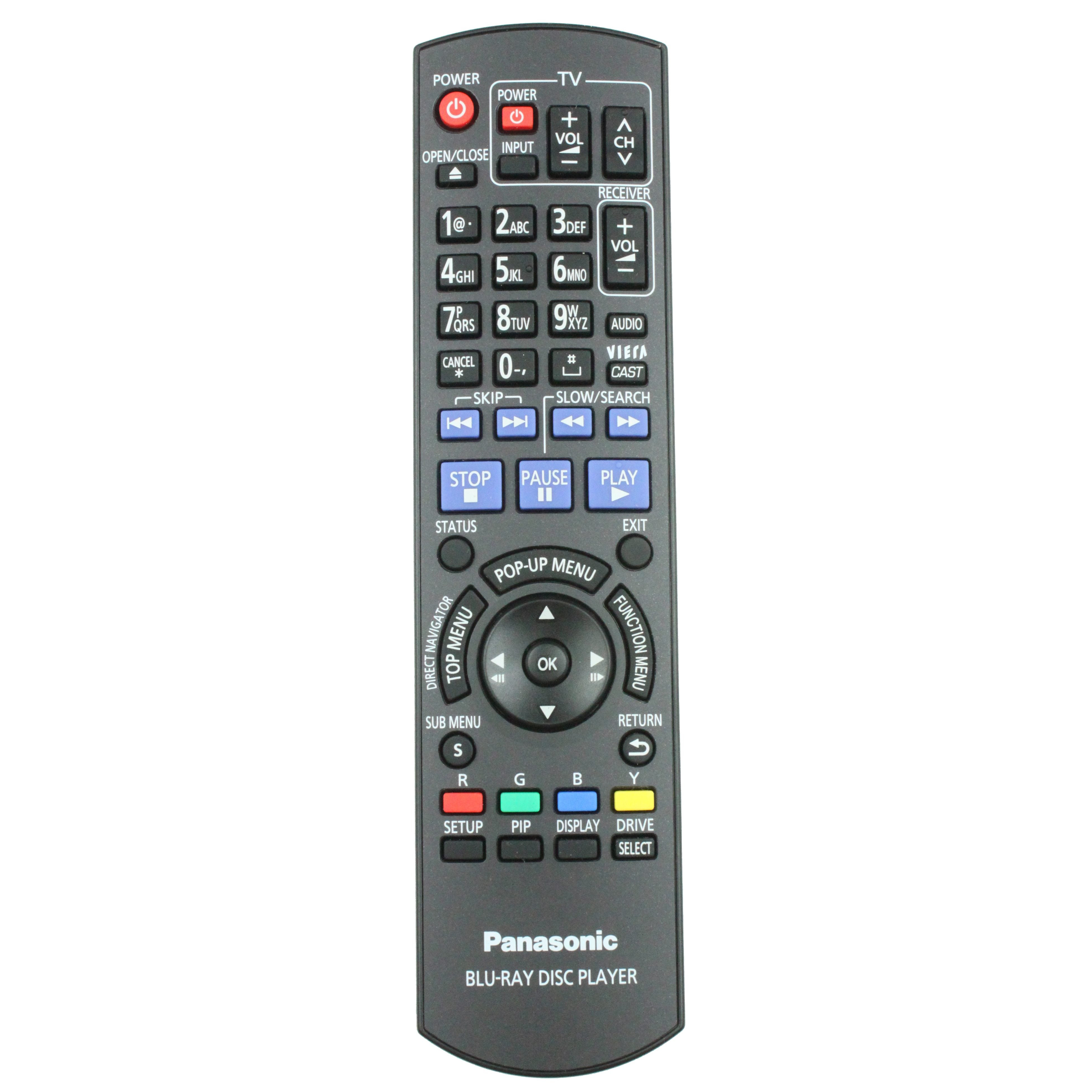 Panasonic N2QAYB000508 Blu-ray Remote Control