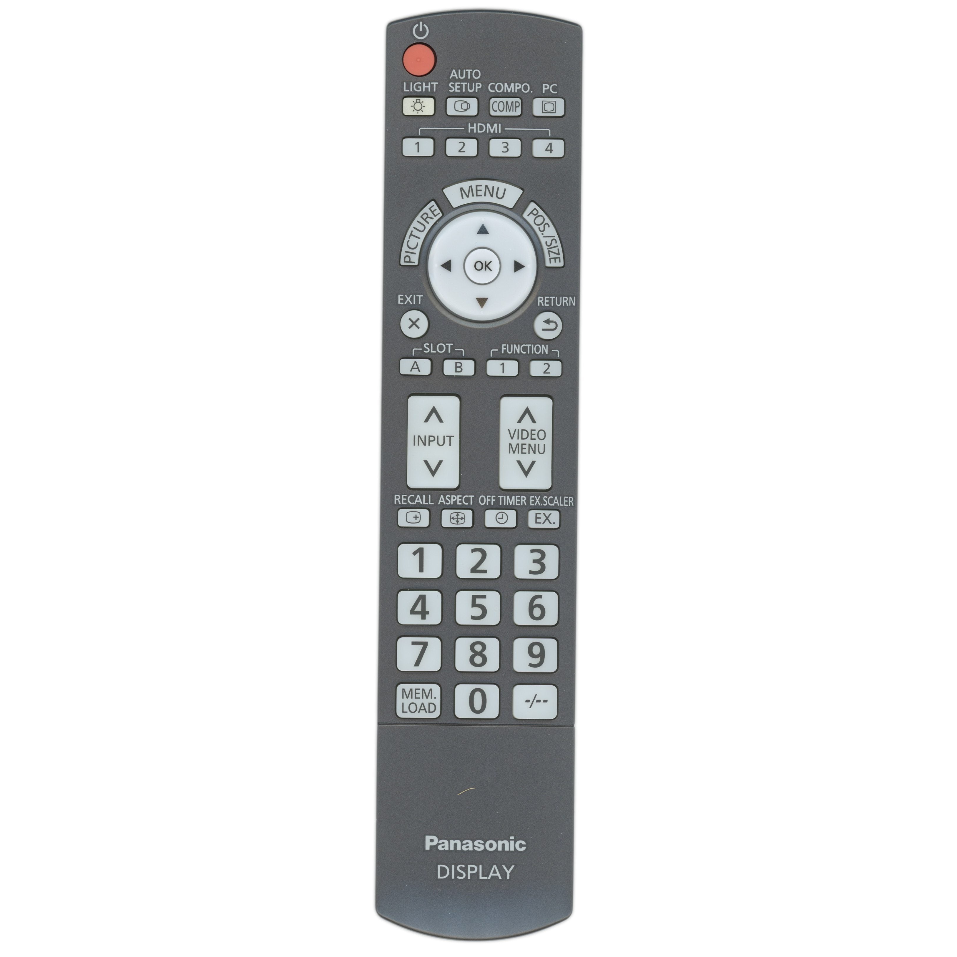 Panasonic N2QAYB000562 Monitor Remote Control