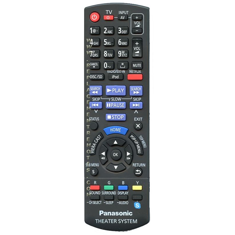 Panasonic N2QAYB000632 Home Theater Remote Control