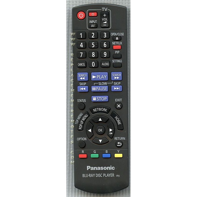 Panasonic N2QAYB000734 Blu-ray Remote Control