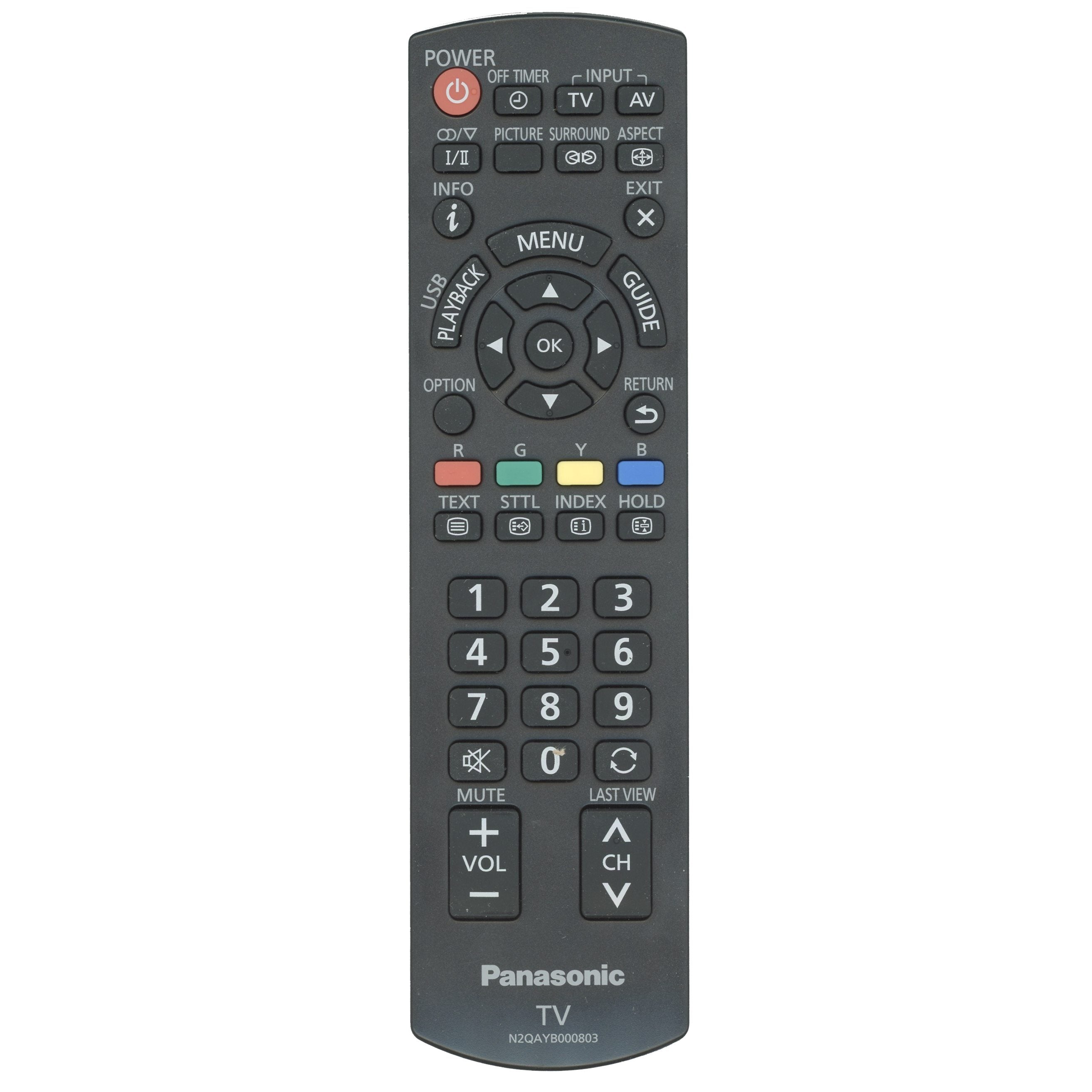 Panasonic N2QAYB000803 TV Remote Control