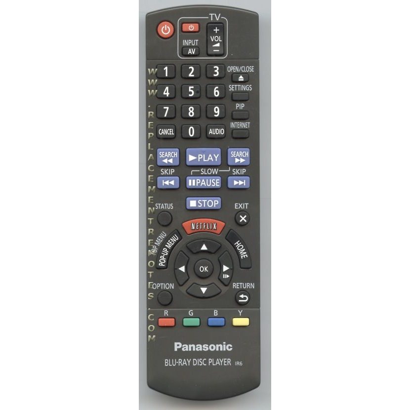 Panasonic N2QAYB000867 Blu-ray Remote Control