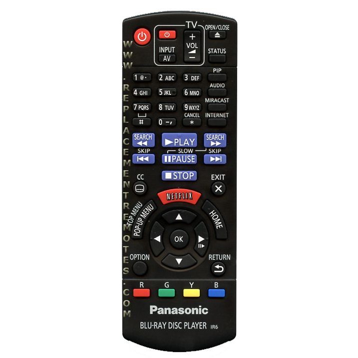 Panasonic N2QAYB000953 Blu-ray Remote Control