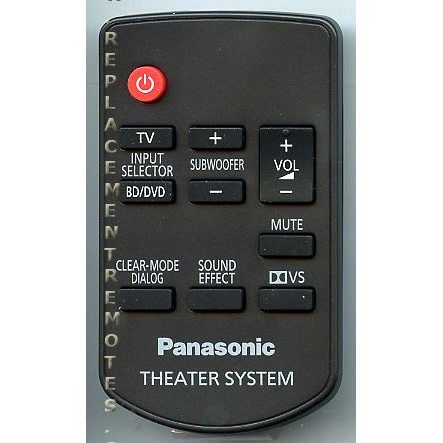 Panasonic N2QAYC000027 Sound Bar Remote Control