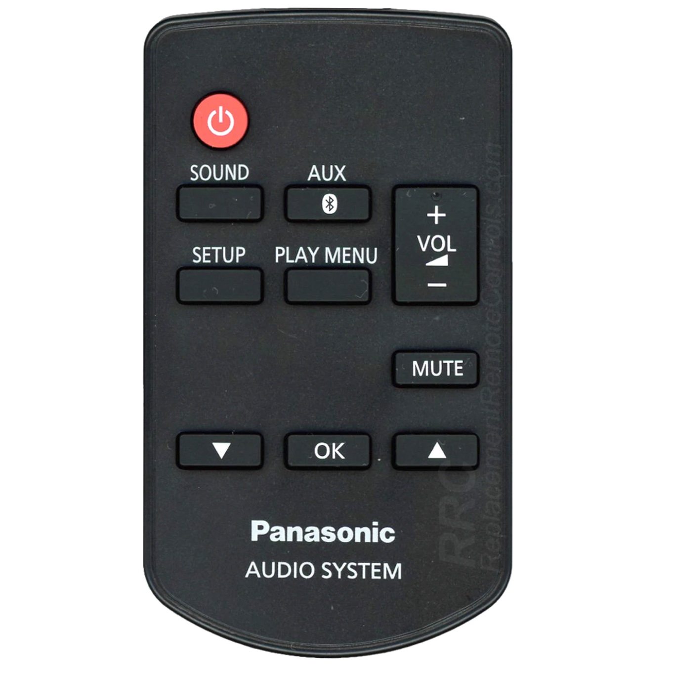 Panasonic N2QAYC000091 Sound Bar Remote Control