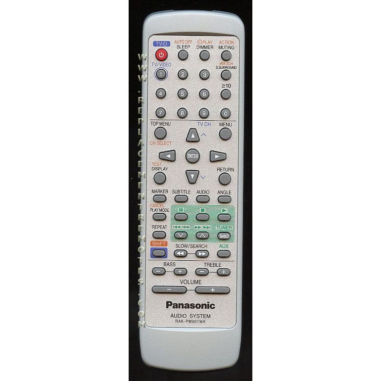 Panasonic RAKPM901WK Audio Remote Control