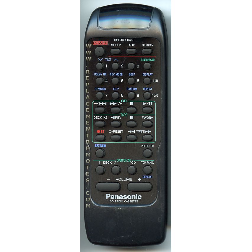 Panasonic RAKRX118WH CD Remote Control