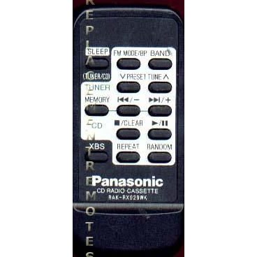 Panasonic RAKRX929WK Audio Remote Control