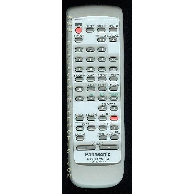 Panasonic RAKSC970WK Audio Remote Control