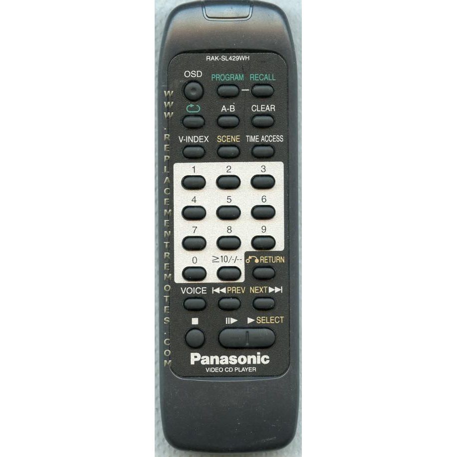 Panasonic RAKSL429WH CD Remote Control