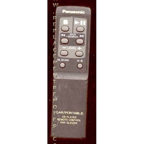 Panasonic RAKSL912WK CD Remote Control