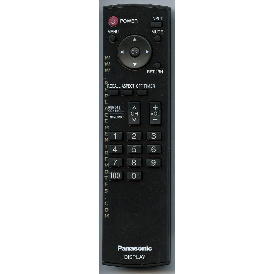 Panasonic TNQ4CM051 Monitor Remote Control