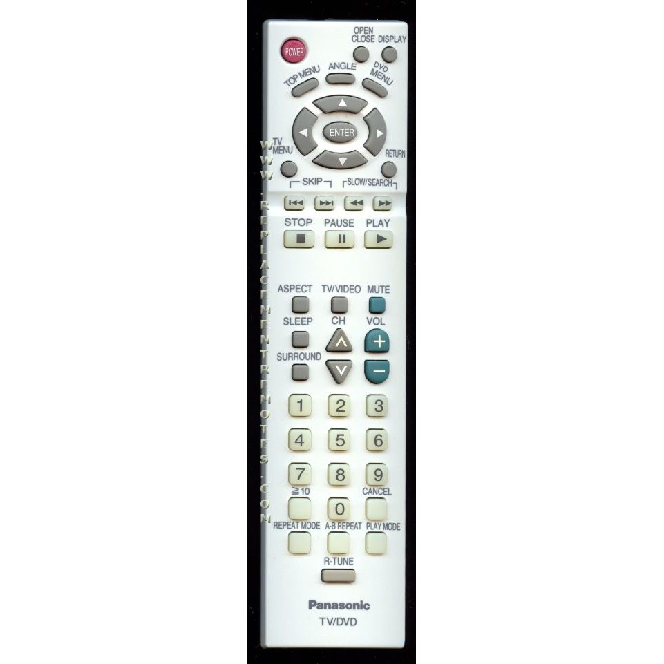 Panasonic TNQE262 TV/DVD Remote Control