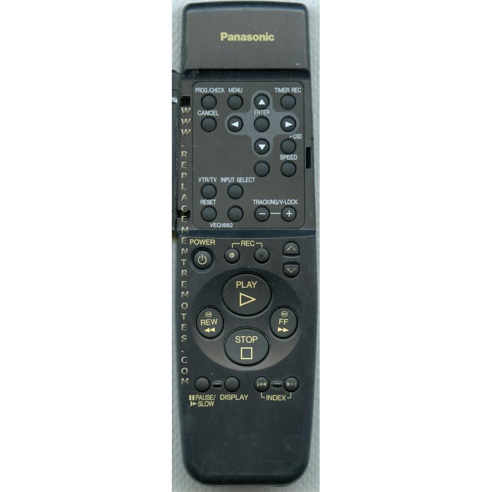 Panasonic VEQ1882 VCR Remote Control