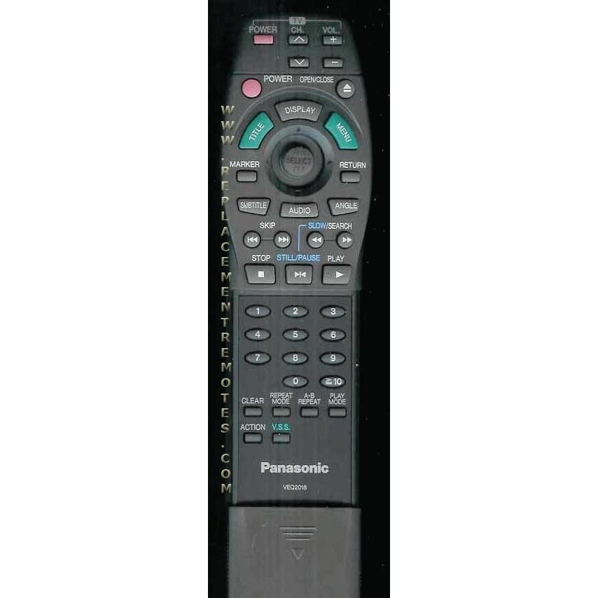 Panasonic VEQ2018 TV/DVD Remote Control