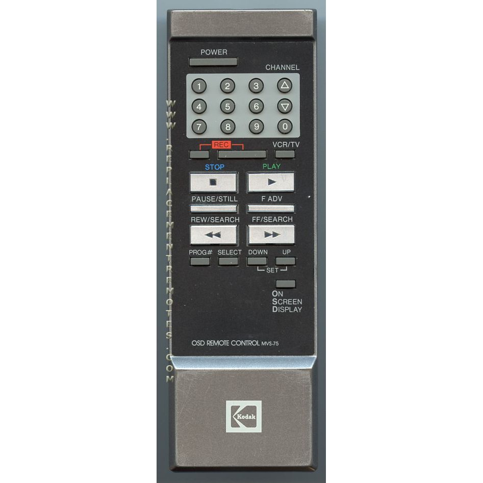 Panasonic VSQS0409 VCR Remote Control