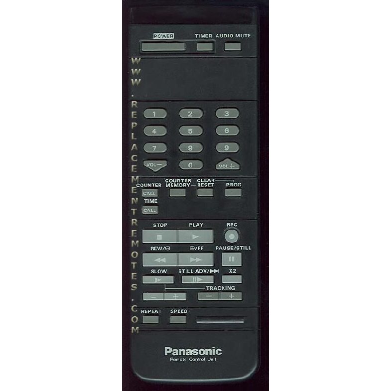 Panasonic VSQS0881 VCR Remote Control