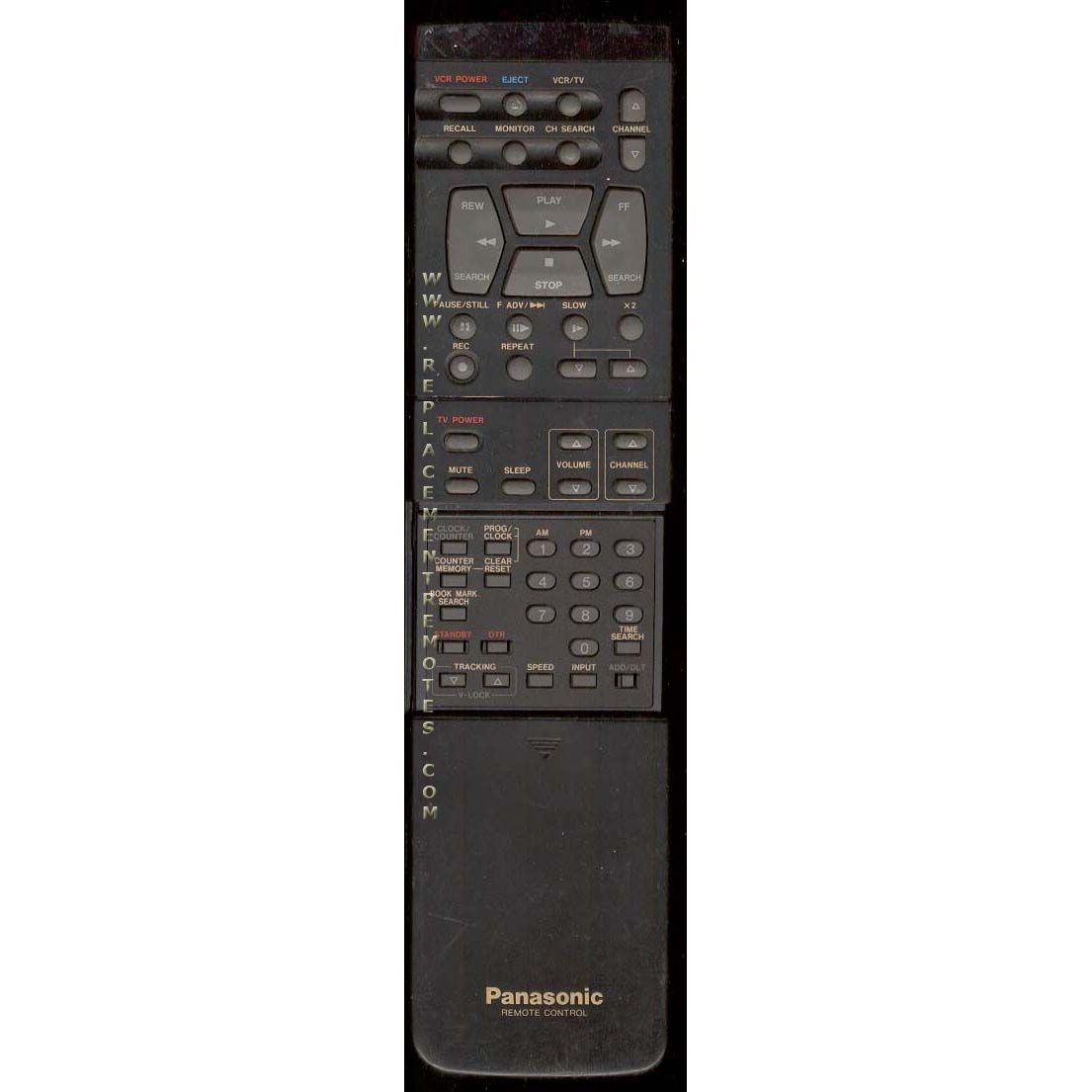 Panasonic VSQS1041 VCR Remote Control