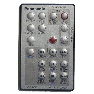 Panasonic VSQS1510 Video Camera Remote Control