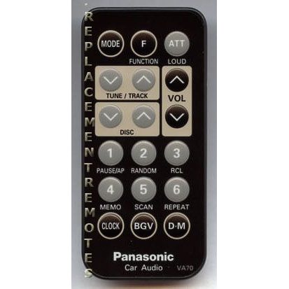 Panasonic YEFX9991966 Car Audio Remote Control