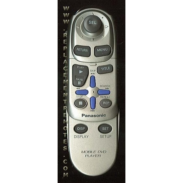 Panasonic YEFX9992117 DVD Remote Control