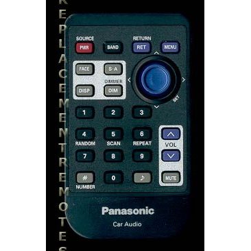 Panasonic YEFX9992684 Car Audio Remote Control