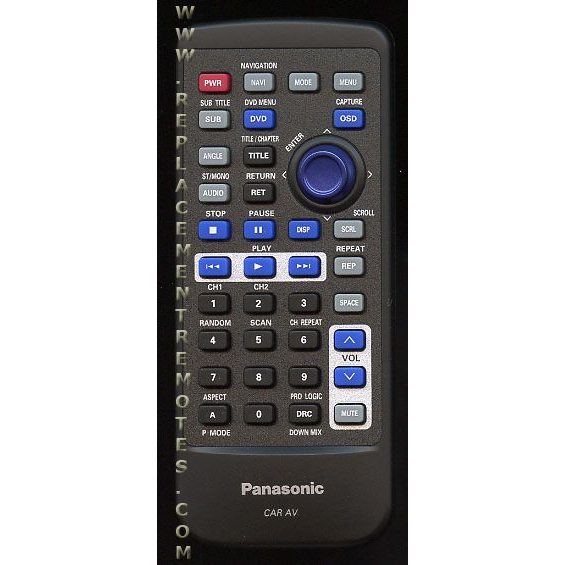 Panasonic YEFX9993009 Car Audio Remote Control