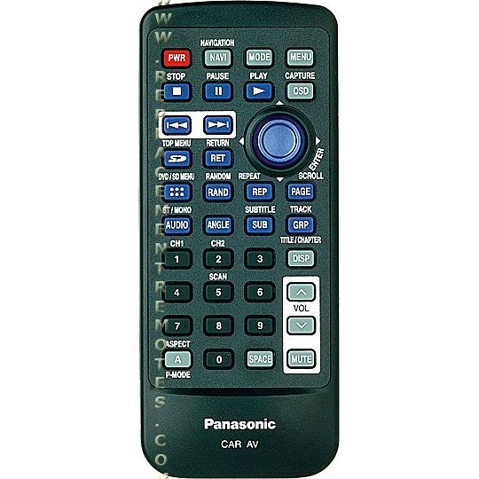 Panasonic YEFX9995145 Car Audio Remote Control