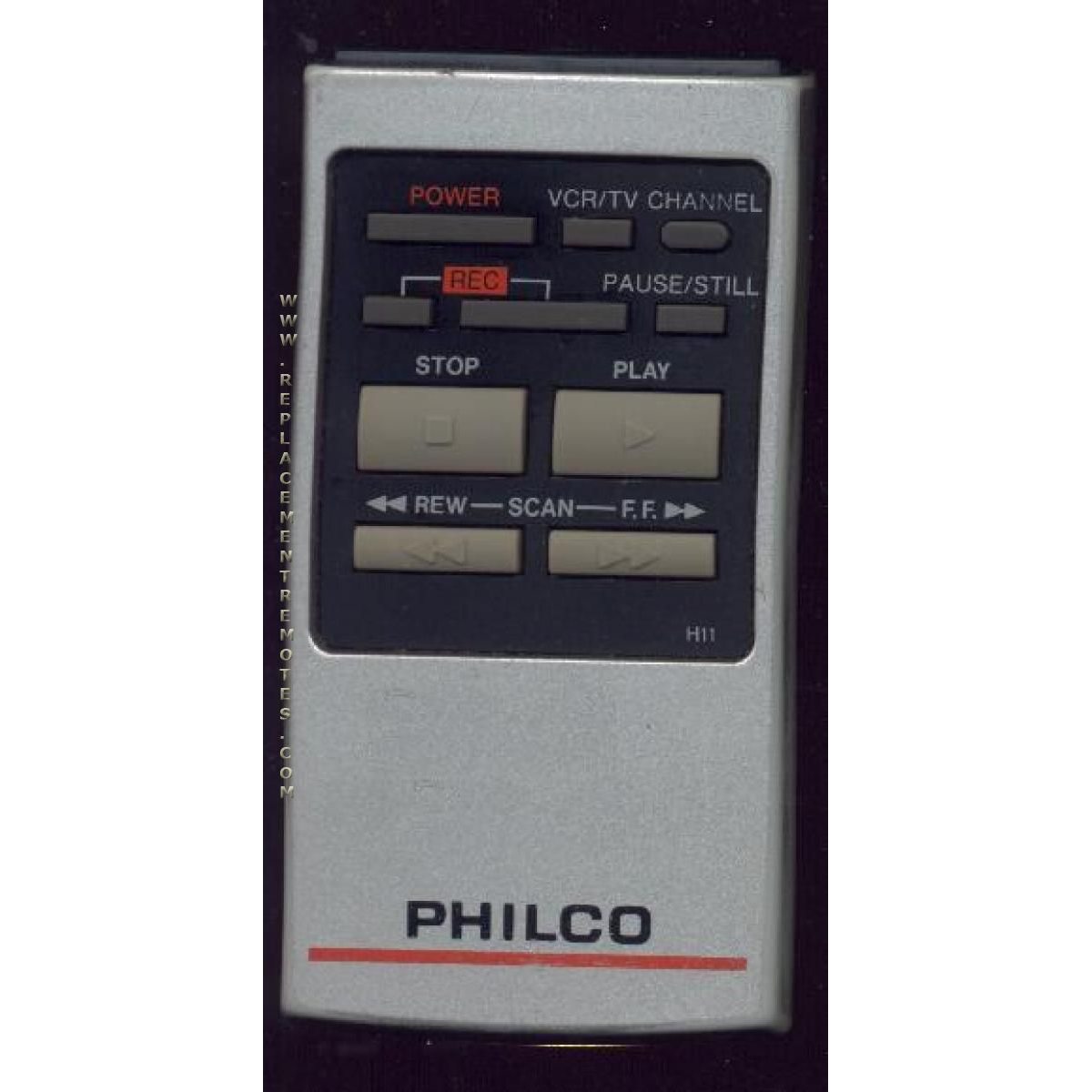 Philco VSQS0447 VCR Remote Control