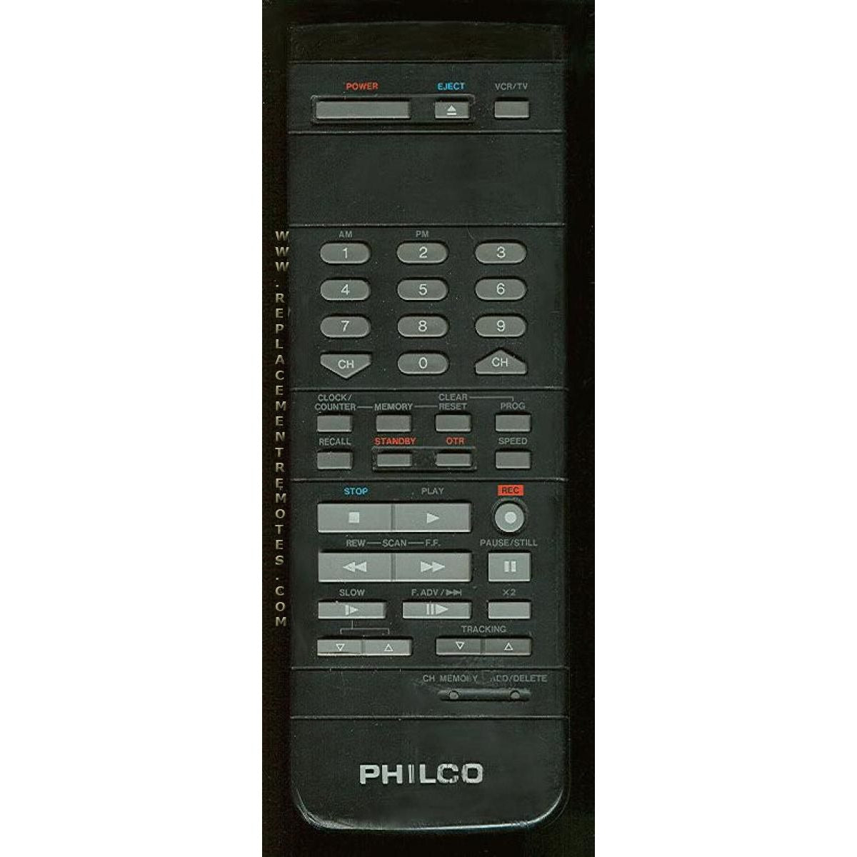 Philco VSQS0800 VCR Remote Control