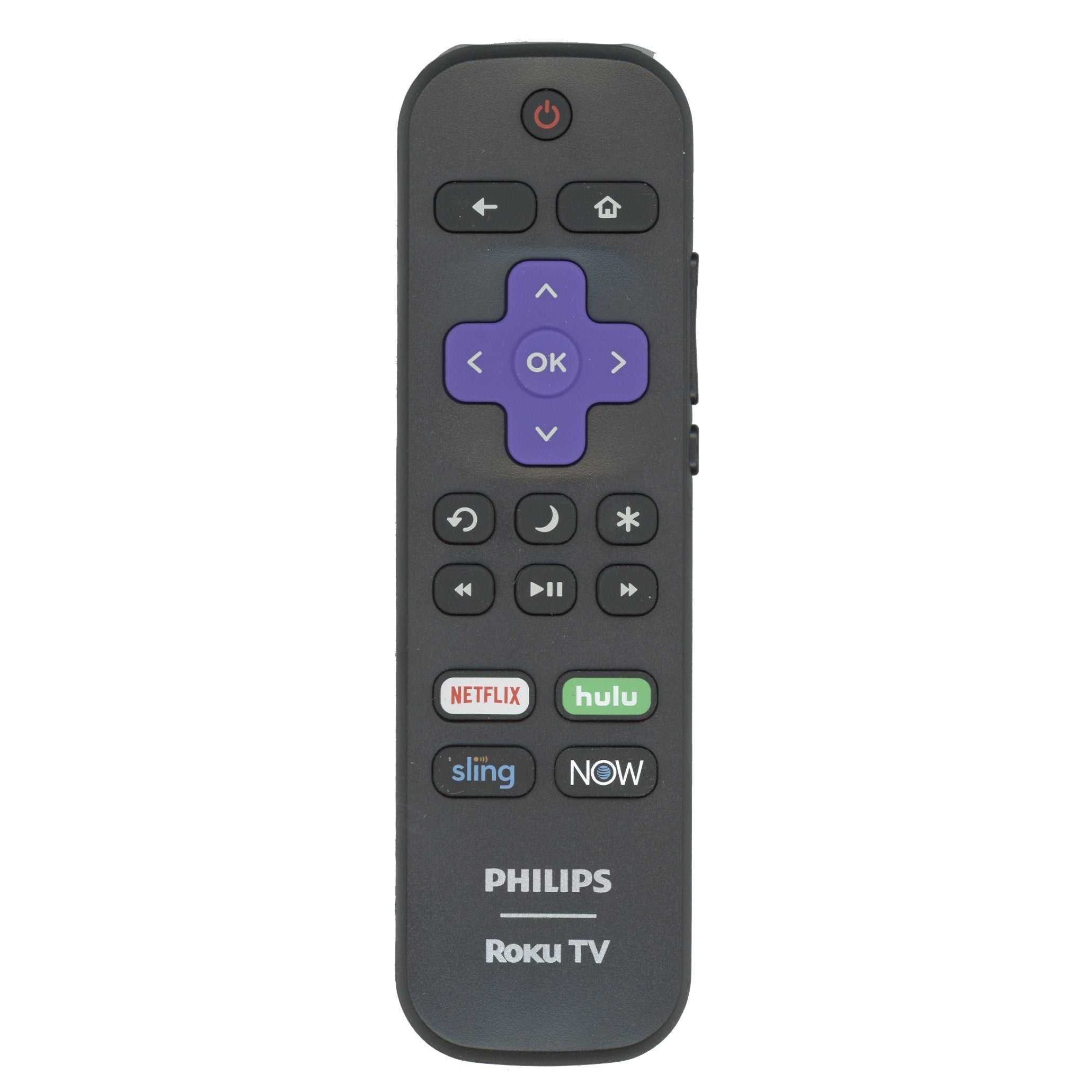 Philips 06518W21PH03XS 2019 Roku TV Remote Control -Netflix, Sling, Hulu, ATT Now - 101018E0024