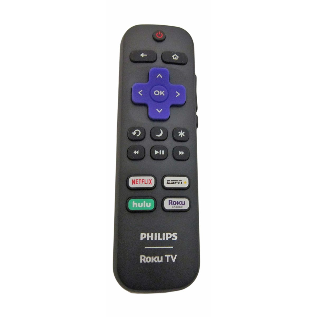 Philips 101018E0055 ROKU TV Remote Control - Netflix, ESPS, Hulu, Roku - 101018E0055