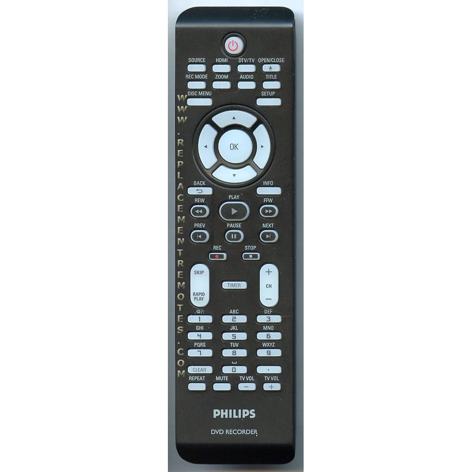 Philips 1VM322491 DVR Remote Control