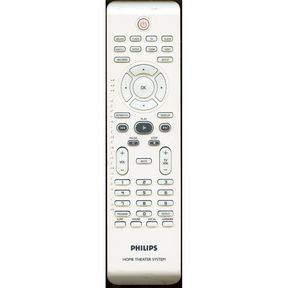 Philips 242254900934 Home Theater Remote Control