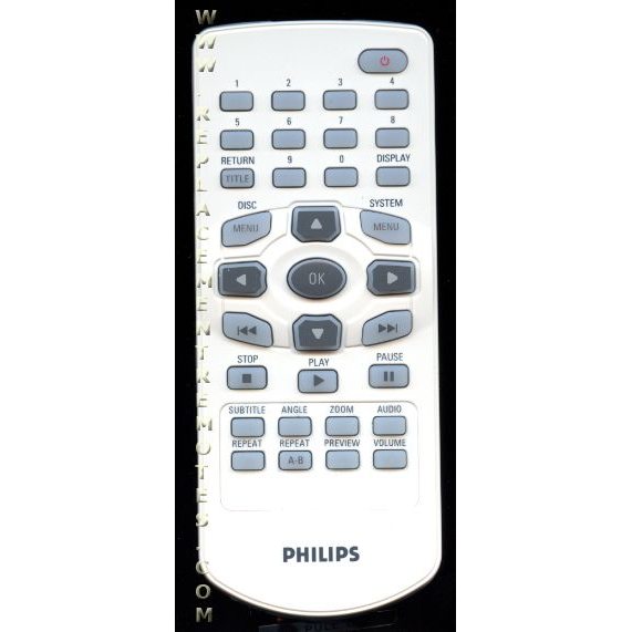 Philips 313925870131 DVD Remote Control