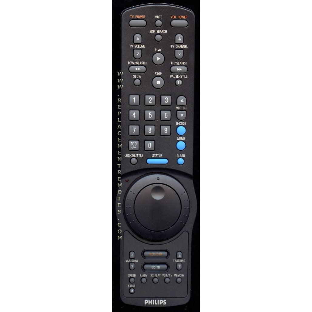 Philips 482221830841 VCR Remote Control