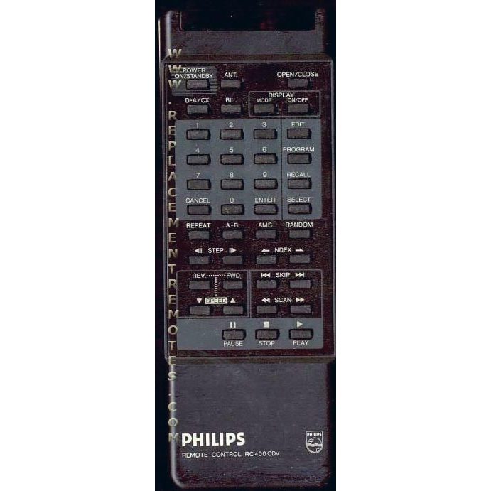 Philips 483521817009 Laser Disc Remote Control