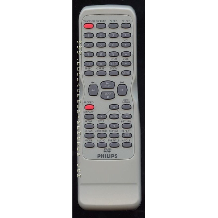 Philips 483521837356 TV/VCR/DVD Remote Control