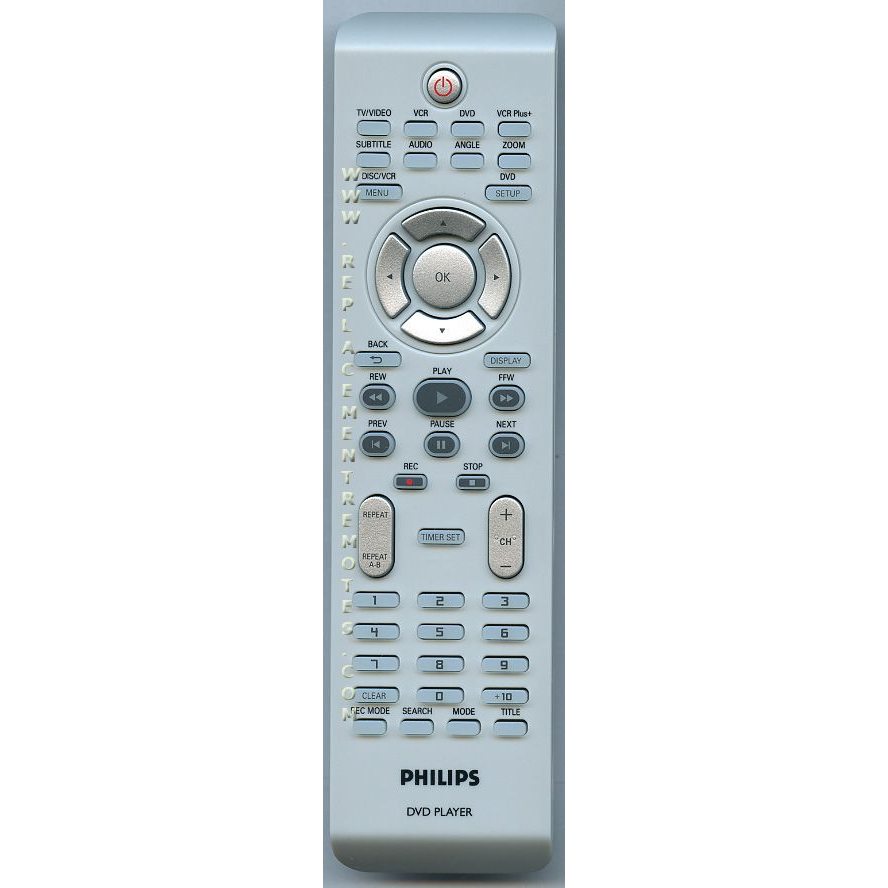 Philips 996500038133 DVD Remote Control