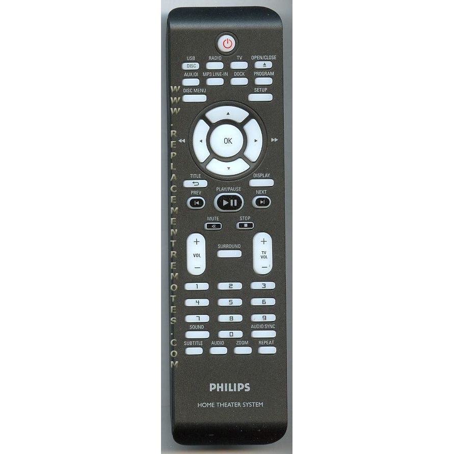 Philips 996510001263 Home Theater Remote Control