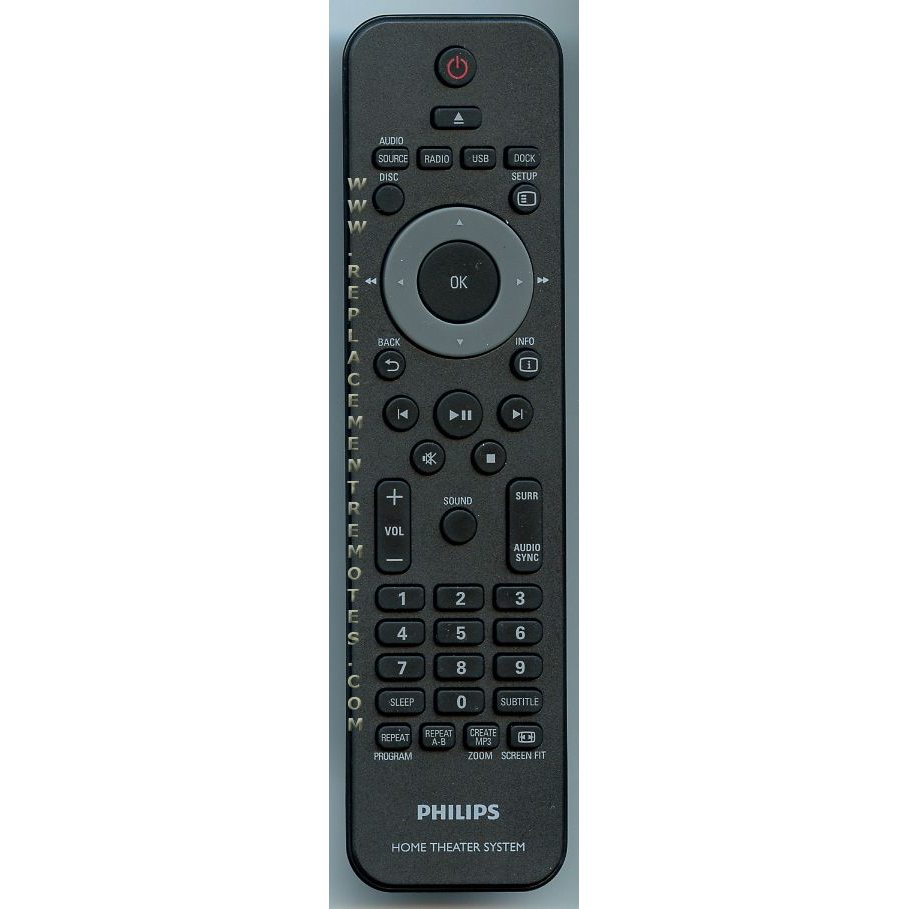 Philips 996510021121 Home Theater Remote Control