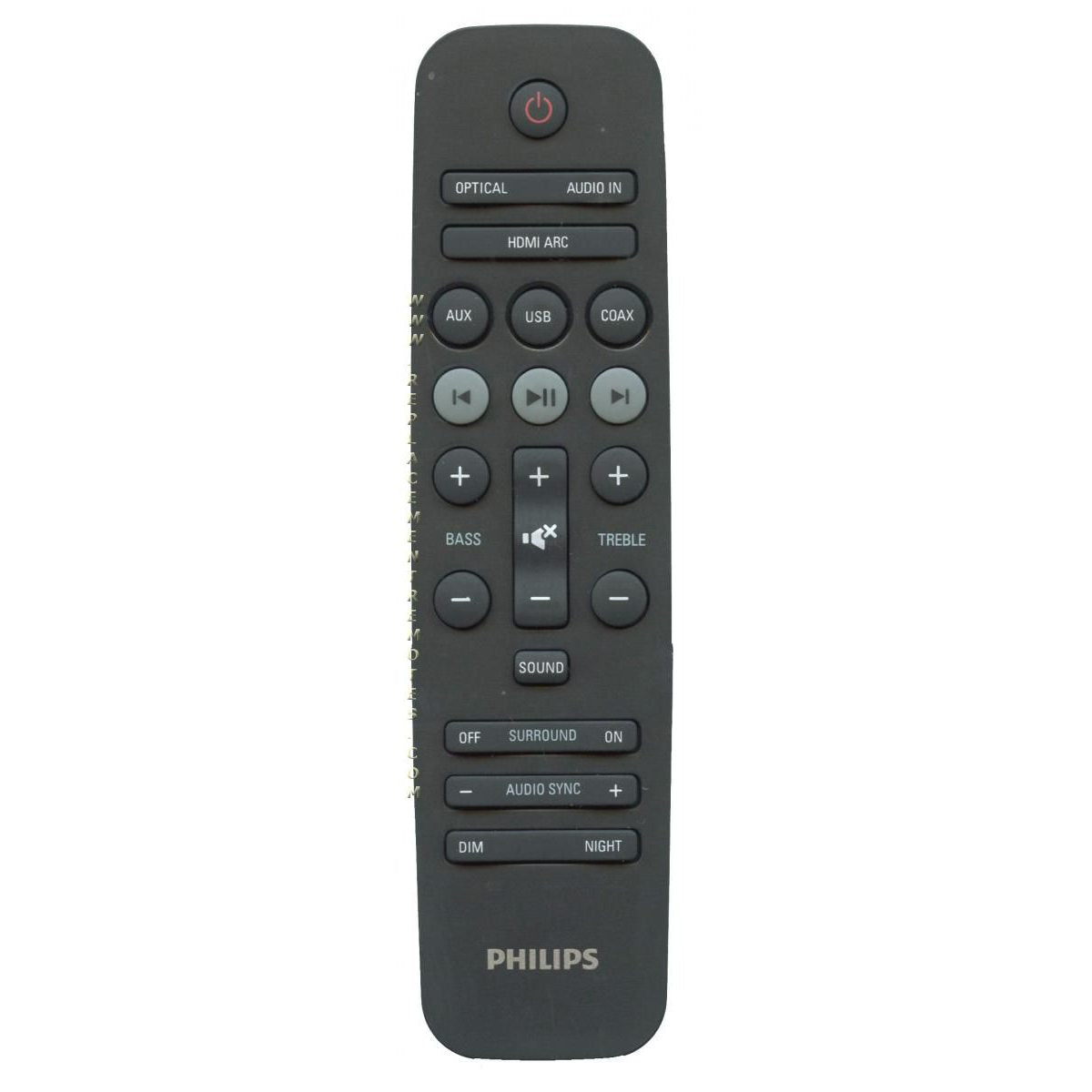 Philips 996580000772 Sound Bar Remote Control